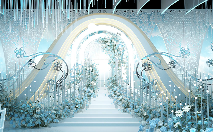 汉中釡香烙馍村水晶厅效果展示